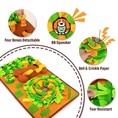 AWOOF Snuffle Mat for Dogs, Sniff Mat Interactive Dog Puzzle Toys