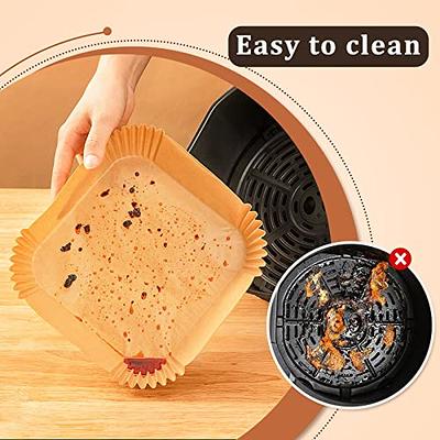 120 Pcs Air Fryer Disposable Paper Liner, 7.9-inch [ Fit 5-8 QT ],  Non-stick Parchment Paper for Frying, Baking, Cooking, Roasting and  Microwave 