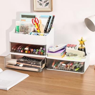 Wood 4 Compartment Makeup Organizer