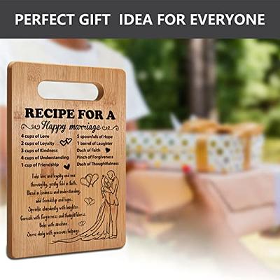 Wedding Gift for Couple, Bridal Shower Gifts for Bride and Groom  Engagement, Happy Marriage Cutting Board, Gifts for Engagement Wedding,  Newlywed Mr and Mrs Gifts Bride To Be Gifts - Yahoo Shopping