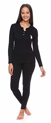 U.S. Polo Assn. Womens Thermal Underwear Set – Thermal Shirt and