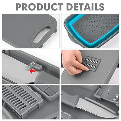 Vegetable Cutters Pad, Plastic Cutting Chopping Board, Collapsible Cutting  Board, Silicone Chopping