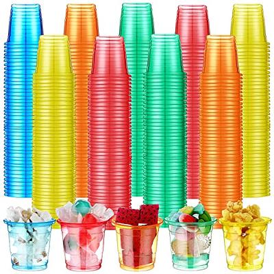 [200 - 1 oz] disposable plastic wine glass, transparent glass, condiment  cup, condiment tasting, sauce, dip, sample cup