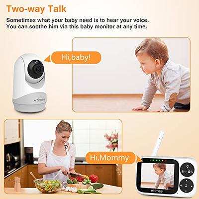 3.2 inch LCD Wireless Video Color Baby Monitor High Resolution