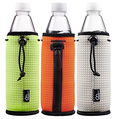 18 Oz Neoprene Water Bottle Sleeve/Pouch with Adjustable Shoulder Stra 