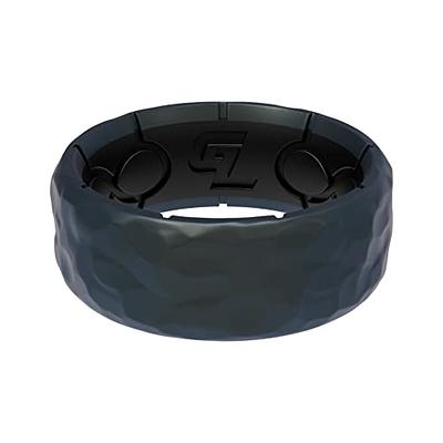 Groove Life Zeus Hammered Deep Cobalt Silicone Ring Breathable Rubber  Wedding Rings for Men, Lifetime Coverage, Unique Design, Comfort Fit Ring -  Size 10 - Yahoo Shopping