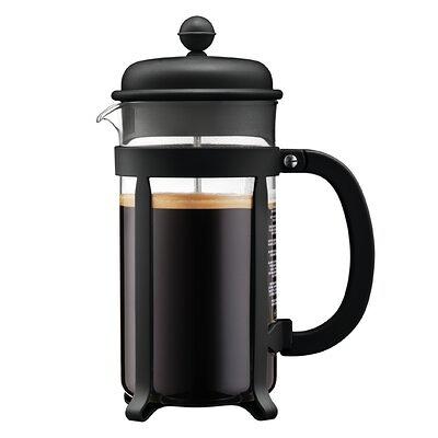 Bodum Tribute Double Wall French Press Coffee Maker, 34 Ounce, Stainless Steel, Silver