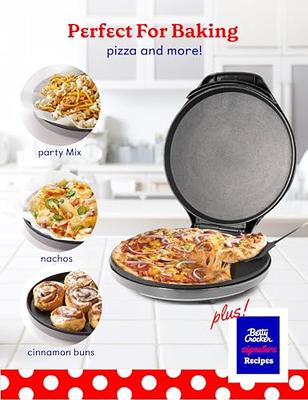 Betty Crocker Pizza Maker Plus, 12 Indoor Electric Grill, Nonstick Griddle  Pan for Pizzas, Quesadillas, Tortillas, Nachos and more, 12 Electric  Griddle for Delicious Meals and Snacks, Silver - Yahoo Shopping