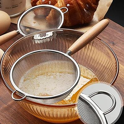 Stainless Steel Wire Mesh Colander Kitchen Noodle Food Strainer w