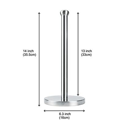 OXO Stainless Steel Metal Freestanding Paper Towel Holder in the