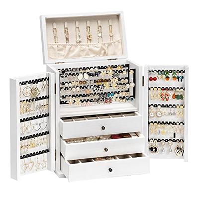 17Dec Acrylic Jewelry Holder Organizer Box with 5 Display Clear