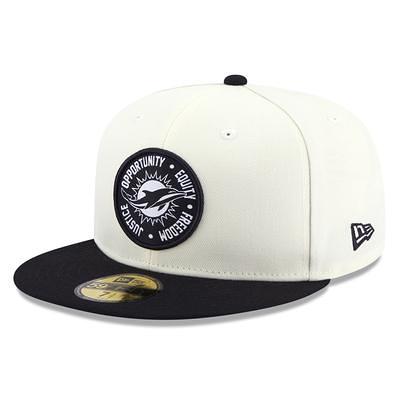 Miami Dolphins New Era 2022 Sideline Ink 9Fifty Snapback Hat - Black