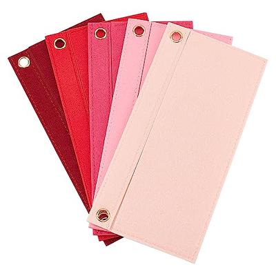 PH PandaHall 6pcs 6 Colors Felt Base Shaper, 12 x 5 Inch Rectangle