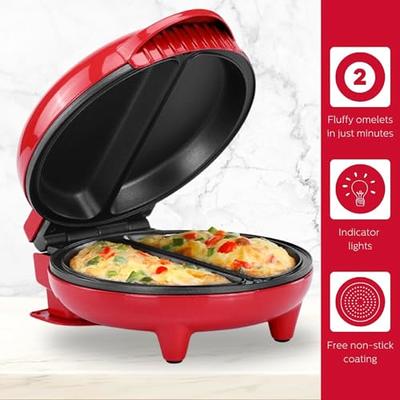 Holstein Housewares - Non-Stick 4 Section Omelet & Frittata Maker - Makes 4  Individual Portions Quick & Easy