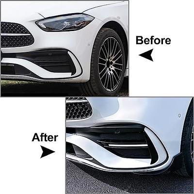 Sport Front Spoiler Lip Gloss Black suitable for MERCEDES E-Class