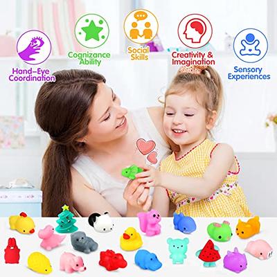 Mochi Squishy Toys 20 Pcs Mini Squishy Animal Squishies Party  Favors for Kids Kawaii Squishy Squeeze Toy Cat Unicorn Squishy Stress  Relief Toys for Adults Birthday Favors for Kids Pinata Filler