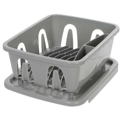 Antimicrobial Dish Drainer, Dish Rack, Raven Grey