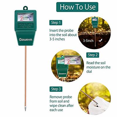 Garden Lawn Plant Pot Thermometer Hygrometer Accurate Stainless