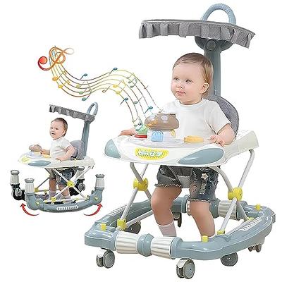 Baby Walkers with Wheel,Infant Walker for Babies with Adjustable  Height,Speed & Breathable Seat Cushion, Baby Walkers and Activity Center  for Boys