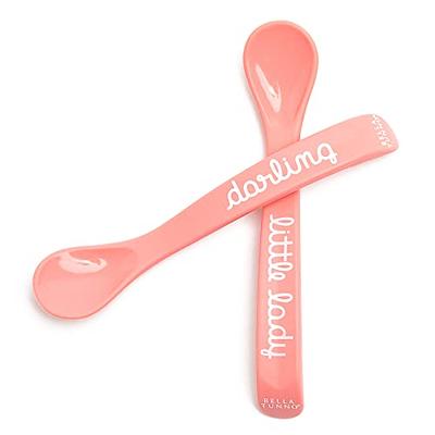 Bella Tunno Wonder Spoons - Soft Baby Spoon Set, Pink