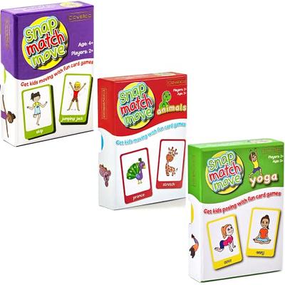 Covelico Exercise Card Games for Kids - Fun Kids Exercise