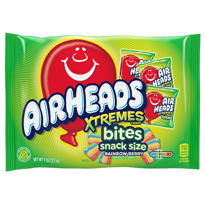 Airheads Xtremes Belts Candy, Rainbow Berry, 4.5 oz 