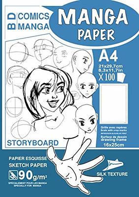MANGA PAPER STORYBOARD: Manga Cartoon Paper