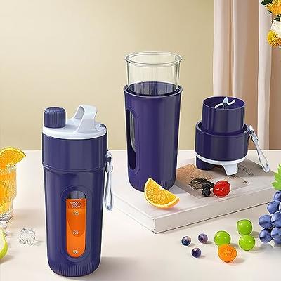 Portable Blender for Shakes and Smoothies - 12 Oz Small Portable Blender  Cup with 10 Ultra-Sharp Blades, Personal Travel Blenders for Smoothies, USB