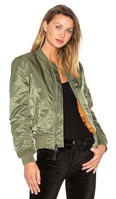 ALPHA INDUSTRIES MA-1 W Bomber in Green. - size M (also in L, S