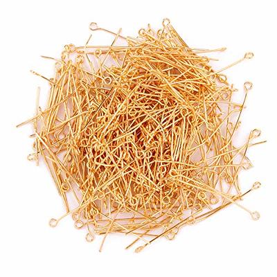 200pcs Metal Flat Head Pins 15-30mm For DIY Jewelry Making