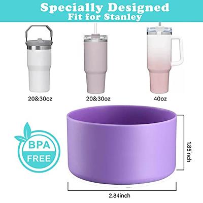 3 Pcs Silicone Cup Boot for Stanley Quencher Adventure 40 Oz Tumbler With  Handle & Stanley Iceflow 20oz 30oz, Anti-Slip Protective Boot Cup  Accessories for Hydro Sport Flask Water Bottle 12oz 