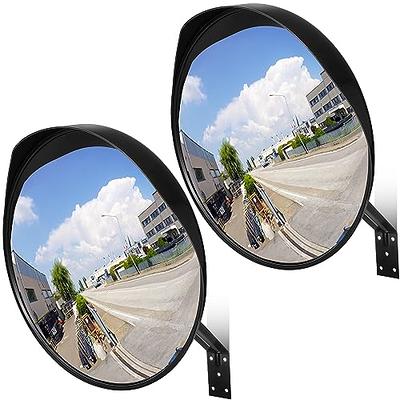 Maitys Convex Mirror Acrylic Safety Security Traffic Garage Corner Mirror  Adjustable Wide Angle View Mirror with Fixing Bracket for Indoor Outdoor  School Classroom Warehouse (2 Pcs,Outdoor,16 Inch) - Yahoo Shopping