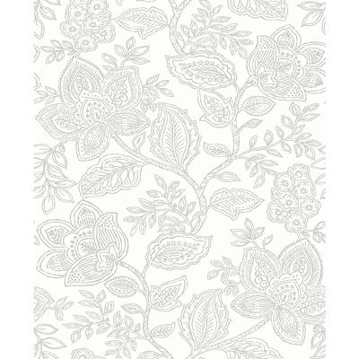 A-Street Prints Chiniile Grey Linen Texture Wallpaper