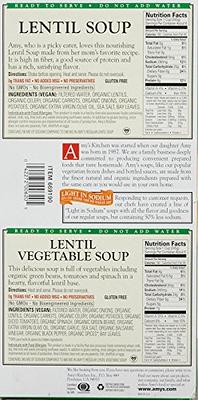 Amy's Organic Lentil Vegetable Soup