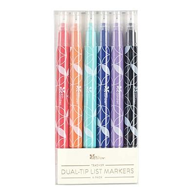 Erin Condren Dual-Tip List Markers - Teacher Organization - 6 Pack - Stamp  Important Notes, Highlight Student's Answers and Check Off To-Do Lists!  Teaching Essentials - Yahoo Shopping