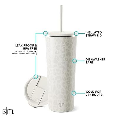  Simple Modern Insulated Tumbler with Lid and Straw