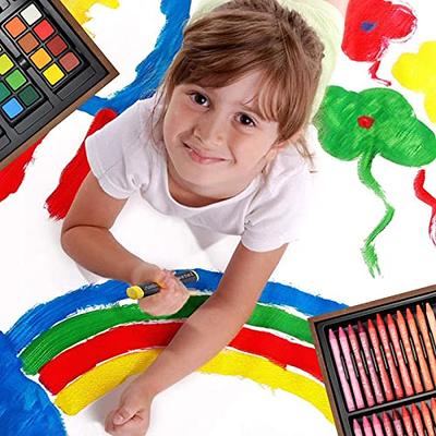 (Clearance) Art Supplies, 151 Piece Drawing Art Kit, Child Gifts Art Set Case with Double Sided Trifold Easel, Includes Oil Pastels, Crayons, Colored