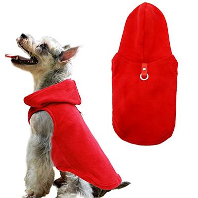 Warm Dog Winter Clothes Dogs Hoodies Fleece Sweatshirt Dogs Jacket