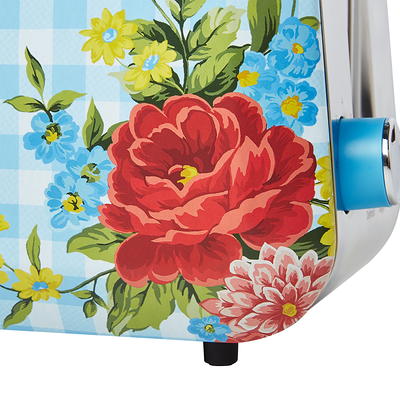 Pioneer Woman Vintage Floral 2-Slice Toaster - Teal for sale