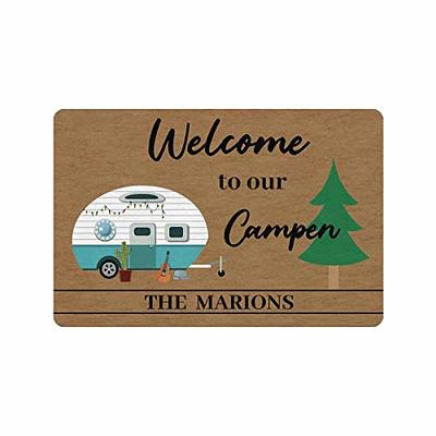 Custom Camper Door Mat (Personalized)