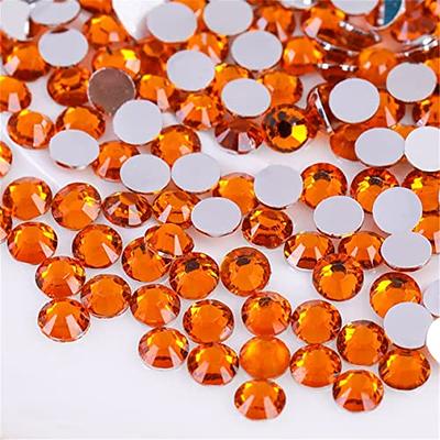 3000 Pieces SS12 3mm Flatback Rhinestones Clear Glass Round Gems Crystals  for Nail Art DIY Crafts Clothes Shoes Bags （Orange） - Yahoo Shopping
