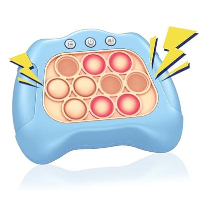 Quick Push Pop Game Controller, Electronic Pop Light Up Fast Push Handheld  Fidget Games for Kids Adults 