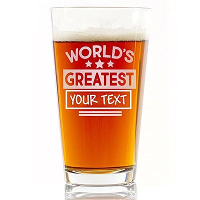 Custom Engraved Pint Glass, Laser-Etched Pint Glass