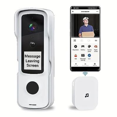 Reolink 5.0 Megapixel PoE Doorbell Camera With Chime Black - Office Depot