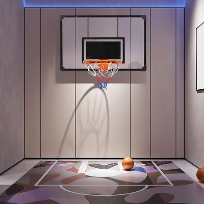  Franklin Sports Mini Basketball Hoop - Premium Gold Chrome  Wall Mounted Backboard Mini Hoop with Rim + Net - Mini Ball Included -  Perfect Bedroom Accessory : Sports & Outdoors