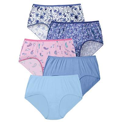  Comfort Choice Womens Plus Size Cotton Brief 5-Pack