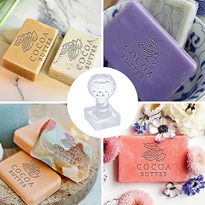PH PandaHall Cocoa Butter Soap Stamps Handmade Soap Stamp with Handle Plant  Soap Embossing Stamp Transparent Sealing Wax Stamp with Handle for Handmade  Soaps DIY Arts Crafts Making Projects - Yahoo Shopping