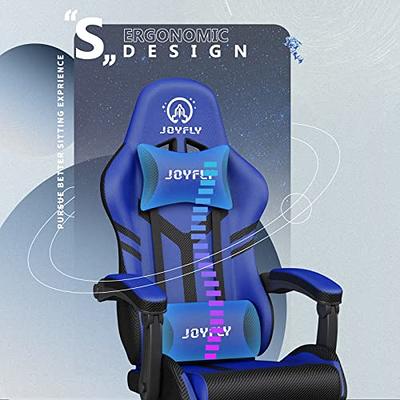 JOYFLY Gaming Chair, Gamer Chair Ergonomic Gaming Chair with Footrest, High Back  Gaming Chairs for Adults Racing Style PC Computer Office Chair with  Headrest & Lumbar Support, 350lbs, Grey - Yahoo Shopping