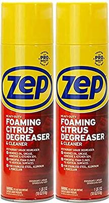 Zep Foaming Glass and Plexiglass Cleaner - 19 Ounces (Case of 2) ZUFGC19 -  Foaming Formula Clings to Vertical Surfaces, Trusted by Pros