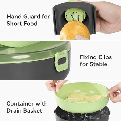 KucheCraft Vegetable Chopper, 13 In 1 Onion Chopper Dicer, Manual Vegetable  Cutter With Container And Lid, Pro Food Chopper For Potato Tomato, Kitchen Veggie  Slicer For Zucchini-(8 Blades, Green)